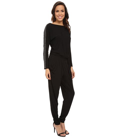 michael kors jumpsuit summer|Michael Kors long sleeve jumpsuit.